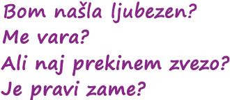 vprašanja sms vedeževanje